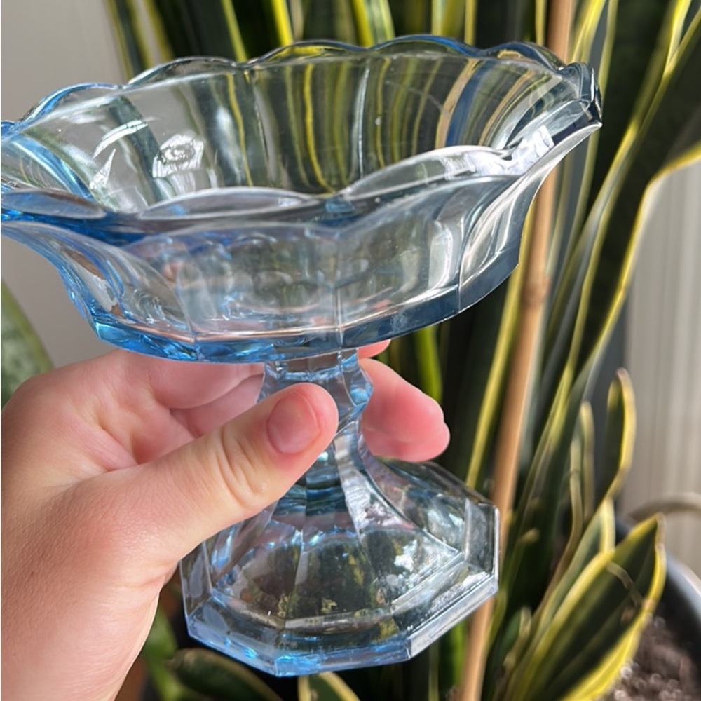 Blue decor dish